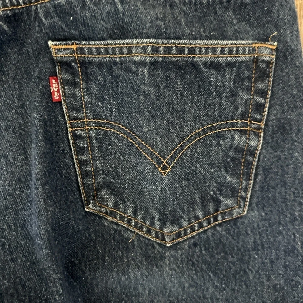 Vintage Levis 501XX Jeans Mens 36x31 Short Blue 90s Raw‎ Dark Denim 34x28